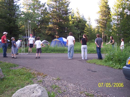2006 family reunion in Yellowstone National Park